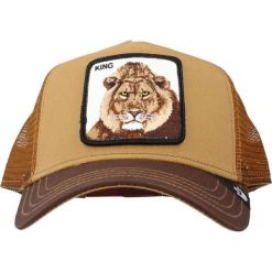 Czapka The King Lion - 101-0388-WSK. Brązowe czapki męskie Goorin Bros, bez wzorów, z materiału. Za 206.20 zł.