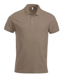 Clique Classic Lincoln S/S koszulka polo męska — nowoczesny krój, 100% bawełna. Brązowe koszulki polo męskie CLIQUE, m, bez wzorów, z bawełny, bez ramiączek. Za 121.16 zł.