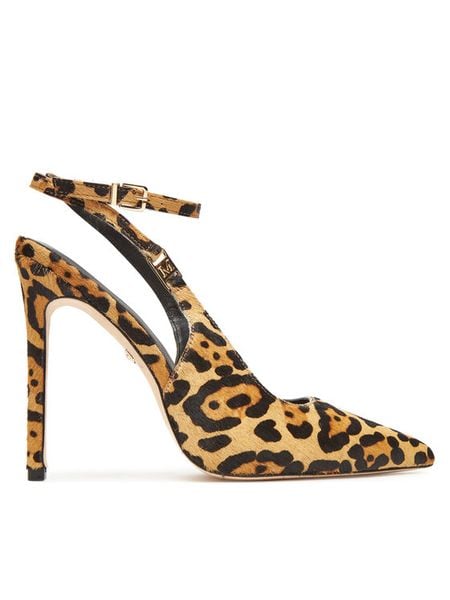 Marciano Guess Szpilki 5YGZ37 7367A Beżowy. Brązowe szpilki Marciano Guess, z aplikacjami, ze skóry, bez obcasa. Za 979.99 zł.
