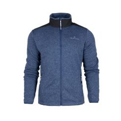 Bluza/sweter Bergson TACT. Niebieskie bluzy bez kaptura męskie Bergson, l. W wyprzedaży za 250.00 zł.