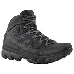 Buty trekkingowe męskie La Sportiva Ultra Raptor 3 Mid GTX. Czarne buty trekkingowe męskie La Sportiva, z gore-texu, przed kolano, bez zapięcia, trekkingowe, gore-tex. Za 1,014.85 zł.