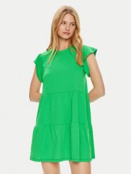 Vila Sukienka letnia Summer 14087541 Zielony Loose Fit. Zielone sukienki damskie Vila, na lato, xl, bez wzorów, z syntetyku, bez kołnierzyka, bez ramiączek. Za 79.99 zł.