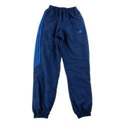 Second life - Spodnie dresowe męskie z kieszeniami na zamek granatowe - Jak nowy. Niebieskie spodnie sportowe męskie Adidas, z dresówki. Za 106.46 zł.