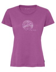Koszulka damska T-Shirt V. Czerwone bluzki sportowe damskie Vaude, s, bez wzorów, z bawełny, bez ramiączek. Za 189.00 zł.