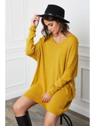 Joséfine Sweter "Beder" w kolorze żółtym rozmiar: M. Żółte swetry klasyczne damskie Joséfine, m, z kaszmiru, bez kołnierzyka. Za 187.99 zł.