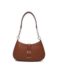 Guess Torebka Carrie HWVG98 96180 Brązowy. Brązowe torebki klasyczne damskie Guess, z aplikacjami, ze skóry, bez dodatków. Za 549.99 zł.