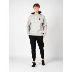 Bluza trekking męska Hoodie. Szare bluzy bez kaptura męskie CHAMPION, l, z bawełny. Za 219.00 zł.
