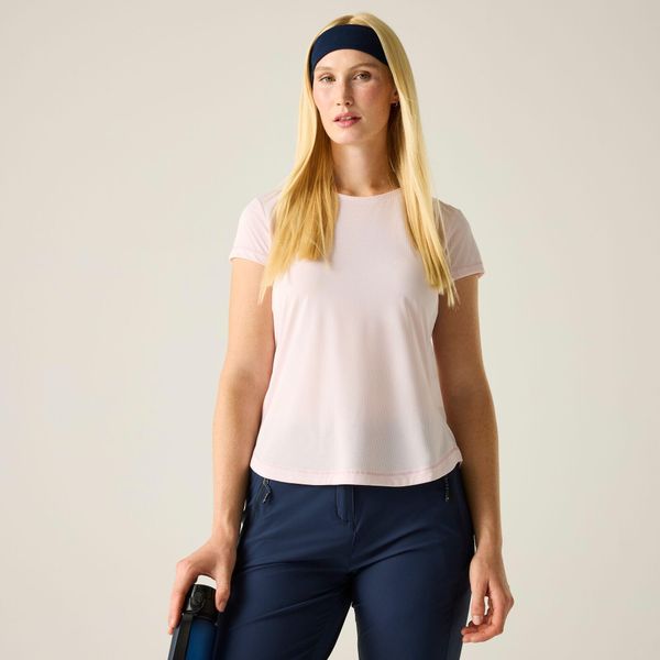 Damska koszulka z krótkim rękawem i siateczką Mindo Anti-Insect. Zielone t-shirty damskie Regatta, m, bez wzorów, z materiału, bez kołnierzyka. Za 80.00 zł.