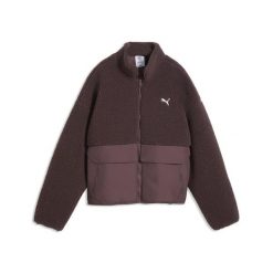 Damska kurtka z polaru RE:FIBRE o luźnym kroju PUMA. Brązowe kurtki damskie Puma, xl, bez wzorów, z dzianiny, bez kaptura. Za 479.00 zł.
