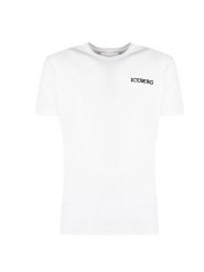 Iceberg T-Shirt | F0256307 | Mężczyzna | Biały. Białe t-shirty męskie Iceberg, l, bez wzorów, z bawełny, bez kołnierzyka. W wyprzedaży za 499.00 zł.