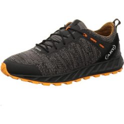 Buty trekkingowe męskie Aku Rapida Air. Czarne buty trekkingowe męskie Aku, z materiału, bez zapięcia, trekkingowe. Za 764.00 zł.