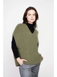 C& Jo Sweter w kolorze khaki rozmiar: 40. Brązowe swetry klasyczne damskie C& Jo, ze splotem, bez kołnierzyka. Za 130.81 zł.