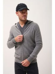 Just Cashmere Kaszmirowy kardigan "Elliot" w kolorze szarym rozmiar: S. Szare kardigany męskie Just Cashmere, s, bez wzorów, z kaszmiru, bez kołnierzyka. Za 456.99 zł.