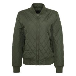 Damska parka Urban Classic Diamond Nylon Parka. Zielone parki damskie Urban Classics, na zimę, bez wzorów, z nylonu. Za 237.00 zł.