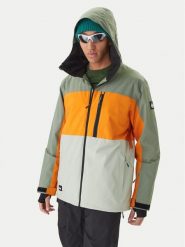 Quiksilver Kurtka snowboardowa Sycamore EQYTJ03457 Zielony Modern Fit. Zielone kurtki narciarskie i snowboardowe damskie Quiksilver, l, bez wzorów, z syntetyku, bez kaptura, narciarskie. Za 1,149.00 zł.
