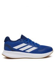 Adidas Sneakersy Runfalcon 5 Shoes Kids JP5139 Granatowy. Niebieskie buty sportowe dziewczęce Adidas, bez wzorów, z materiału, bez zapięcia. Za 159.99 zł.