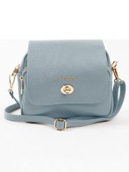 Lia Biassoni Skórzana torebka "Raganello" w kolorze błękitnym - 23 x 20 x 9 cm rozmiar: onesize. Niebieskie torebki klasyczne damskie Lia Biassoni, bez wzorów, z materiału, bez dodatków. Za 260.99 zł.