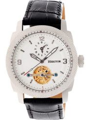 Heritor Zegarek automatyczny "Helmsley" w kolorze srebrno-czarno-białym rozmiar: onesize. Czarne, analogowe zegarki męskie Heritor, ze stali. Za 761.99 zł.