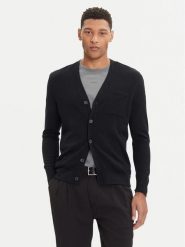 Marc O'Polo Kardigan 529 5063 61042 Czarny Regular Fit. Czarne kardigany męskie Marc O´Polo, m, bez wzorów, z wełny, bez kołnierzyka. Za 669.99 zł.