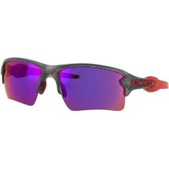 Okulary przeciwsłoneczne Oakley Flak 2.0. Czerwone okulary przeciwsłoneczne damskie Oakley, prostokątne. Za 929.80 zł.
