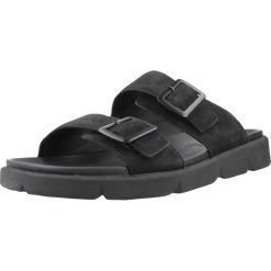 Sandały GEOX U XAND 2S Czarny. Czarne sandały męskie Geox, z materiału, bez zapięcia. Za 330.99 zł.