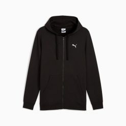Puma Bluza Ess Small Logo Full-Zip Tr 68677601. Czarne bluzy bez kaptura męskie Puma, m. Za 152.99 zł.