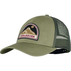 FJALLRAVEN Czapka z daszkiem Badge Langtradarkeps green-L/XL. Zielone czapki męskie Fjällräven, z aplikacjami, z bawełny, klasyczne. Za 232.65 zł.