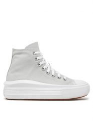 Converse Trampki Chuck Taylor All Star Move A07579C Szary. Szare trampki i tenisówki damskie Converse, bez wzorów, z materiału. Za 289.99 zł.