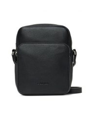 Calvin Klein Saszetka Micro Pebble Crossbody S LV04D3076G Czarny. Czarne saszetki męskie CALVIN KLEIN, ze skóry. Za 259.99 zł.