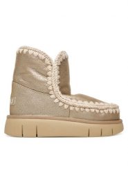 Mou Śniegowce MU.FW531002B Beżowy. Brązowe śniegowce damskie Mou, ze skóry. Za 1,139.00 zł.