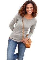 WITT WEIDEN Koszulka w kolorze szarym rozmiar: 46. Szare t-shirty damskie WITT WEIDEN, bez wzorów, bez kołnierzyka. Za 42.95 zł.