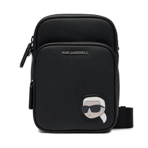 Saszetka KARL LAGERFELD. Czarne saszetki męskie Karl Lagerfeld. Za 619.99 zł.