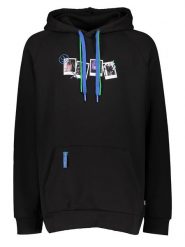 PICTURE Bluza "Bam" w kolorze czarnym rozmiar: S. Czarne bluzy z kapturem męskie Picture, s, z bawełny. Za 188.85 zł.