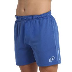 Short Bullpadel Lilao. Niebieskie szorty męskie bullpadel, bez wzorów, z meshu. Za 155.20 zł.
