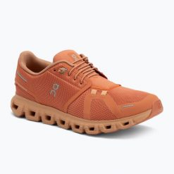 Buty męskie On Cloud 6. Brązowe buty sportowe na co dzień męskie On, z materiału, bez zapięcia, do biegania. Za 599.99 zł.