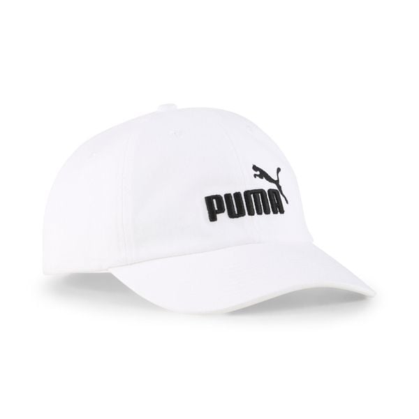 Czapka z daszkiem z logo No. 1 ESS PUMA. Białe czapki męskie Puma, bez wzorów, sportowe. Za 49.99 zł.
