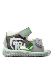 Primigi Sandały 1864011 Szary. Szare sandały chłopięce Primigi, ze skóry, bez zapięcia. Za 119.99 zł.