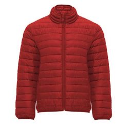 Kurtka Ocieplana Męska Finland. Czerwone kurtki męskie ROLY, l, bez wzorów, z puchu, sportowe, bez kaptura. Za 137.99 zł.