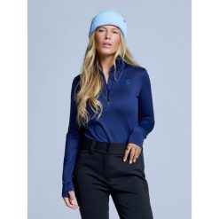 Bluza narciarska - Damskie - Arctic 2.0 - Marynarka wojenna. Niebieskie bluzy bez kaptura damskie POEDERBAAS, m, z elastanu. W wyprzedaży za 212.44 zł.