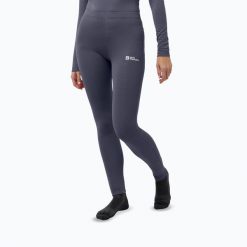 Spodnie termoaktywne damskie Jack Wolfskin Infinite Warm. Szare bielizna termoaktywna damska Jack Wolfskin, bez wzorów. Za 209.99 zł.