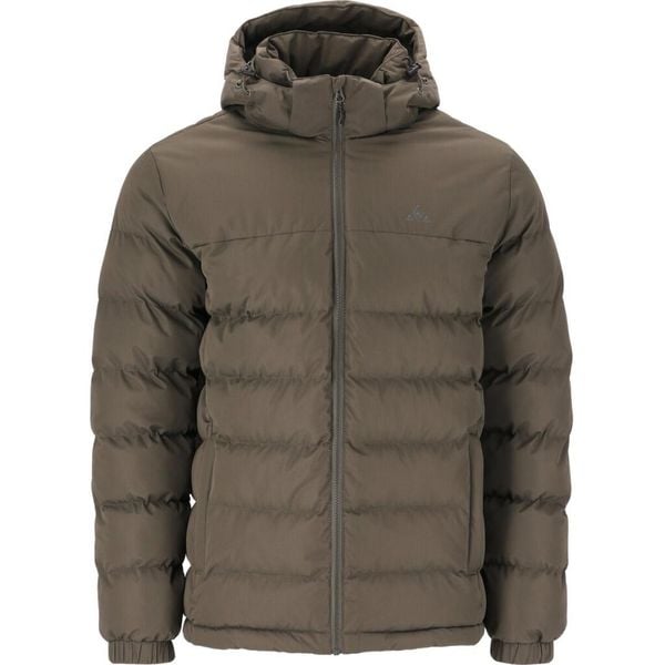 Kurtka z kapturem Whistler Carseno. Brązowe kurtki męskie WHISTLER, m, bez wzorów, z materiału, z kapturem, narciarskie. Za 239.99 zł.