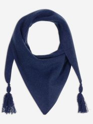 Perfect Cashmere Kaszmirowy szal "Condeixa" w kolorze granatowym - 103 x 49 cm rozmiar: onesize. Niebieskie szaliki i kominy damskie Perfect Cashmere, bez wzorów, z kaszmiru. Za 239.99 zł.