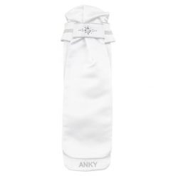 Krawat jeździecki ANKY Stock Stone-DeLuxe C-Wear. Białe krawaty i muchy męskie ANKY, bez wzorów, z poliesteru, eleganckie. Za 273.00 zł.