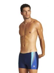 Arena Kąpielówki w kolorze granatowo-biało-turkusowym rozmiar: 7. Białe kąpielówki męskie Arena, bez wzorów, z materiału. Za 69.75 zł.