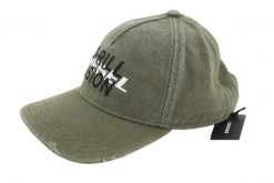 Czapka męska Diesel C-stone One Size baseball, bawełniane logo. Zielone czapki męskie Diesel, na jesień, bez wzorów, z bawełny. Za 285.99 zł.