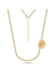 DI GIORGIO Pozłacany naszyjnik z elementem ozdobnym - dł. 40 cm rozmiar: onesize. Żółte naszyjniki damskie DI GIORGIO, pozłacane. Za 378.54 zł.