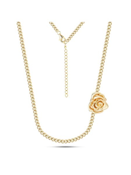 DI GIORGIO Pozłacany naszyjnik z elementem ozdobnym - dł. 40 cm rozmiar: onesize. Żółte naszyjniki damskie DI GIORGIO, pozłacane. Za 378.54 zł.