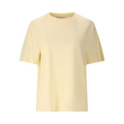 Koszulka damska Athlecia Lexy. Żółte bluzki damskie Athlecia, bez wzorów, sportowe, bez kołnierzyka, bez ramiączek. Za 178.00 zł.