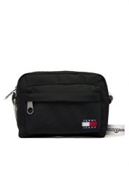 Tommy Jeans Torebka Tjw Ess Daily Crossover AW0AW18462 Czarny. Czarne torebki klasyczne damskie Tommy Jeans, bez wzorów, z jeansu, bez dodatków. Za 289.99 zł.