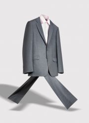 PAKO LORENTE – Marynarka garniturowa P22WP-3G-034-S-S. Szare marynarki męskie Pako Lorente, bez wzorów, z wełny. Za 499.99 zł.